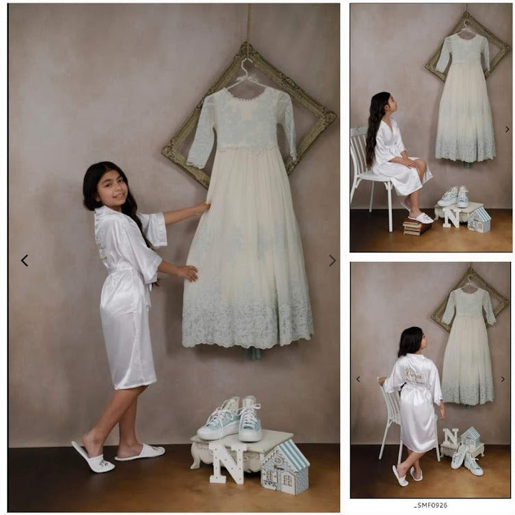 bata personalizada para primera comunión – regalo original Entrededos