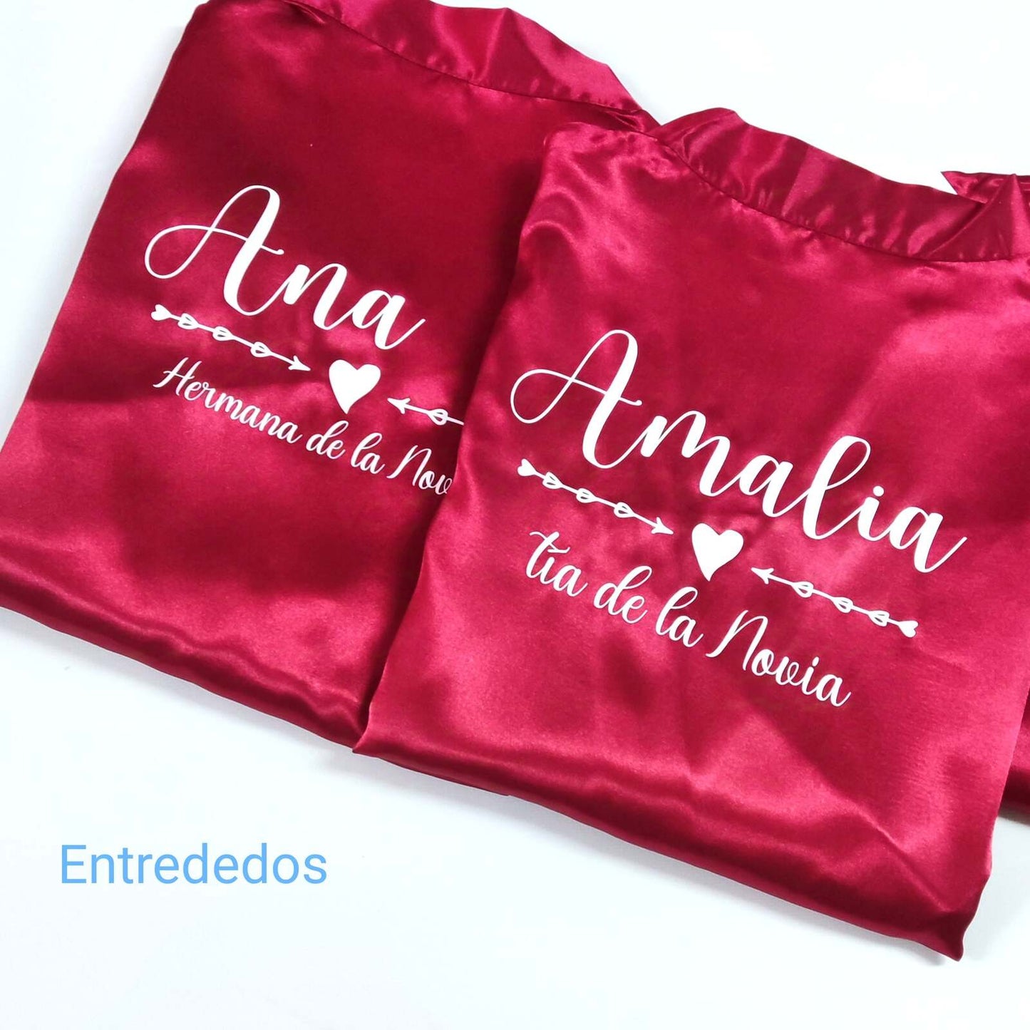 bata personalizada para damas de honor – regalo original Entrededos