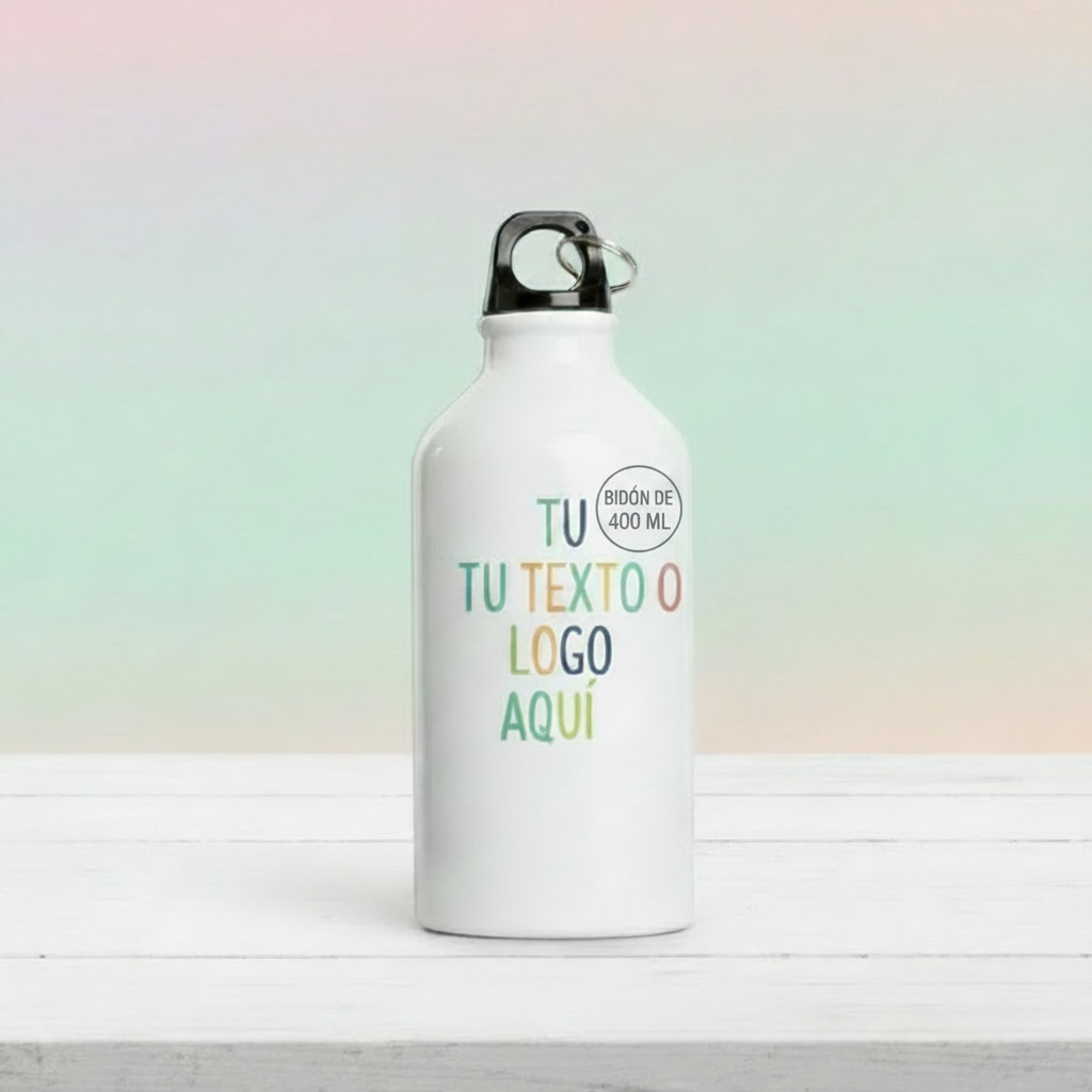 Bidón o Botella 400 ml personalizado con logo