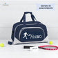Bolsa de deporte personalizada con nombre o logo impreso