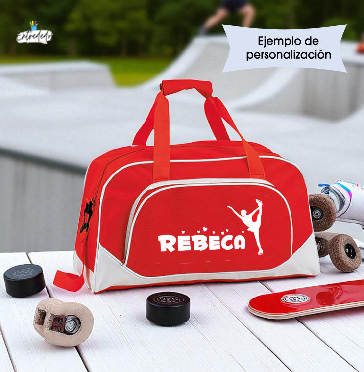 Bolsa de deporte personalizada con nombre o logo impreso
