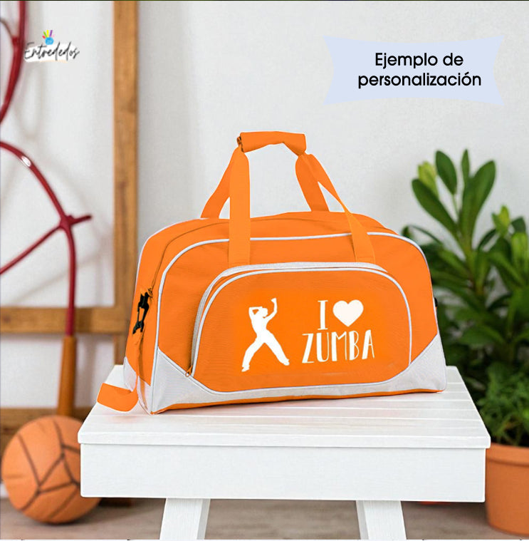 Bolsa de deporte personalizada con nombre o logo impreso
