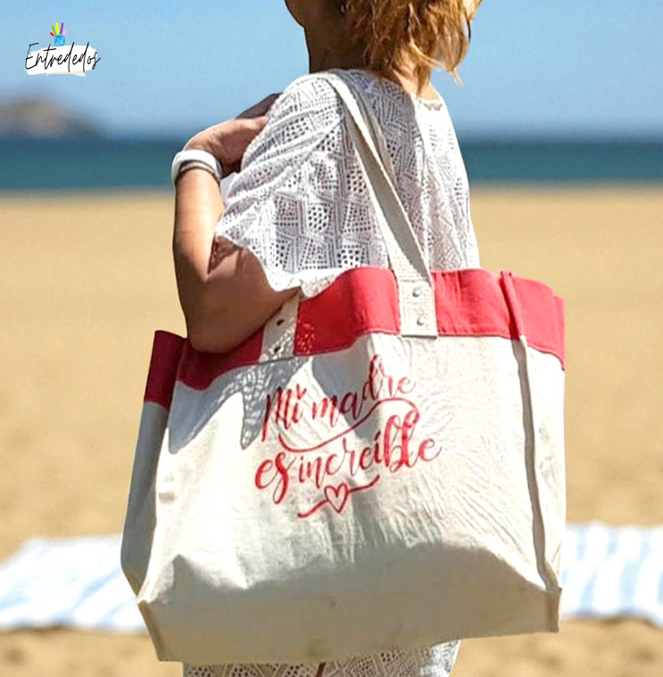regalos personalizados – bolsa de playa personalizada Entrededos