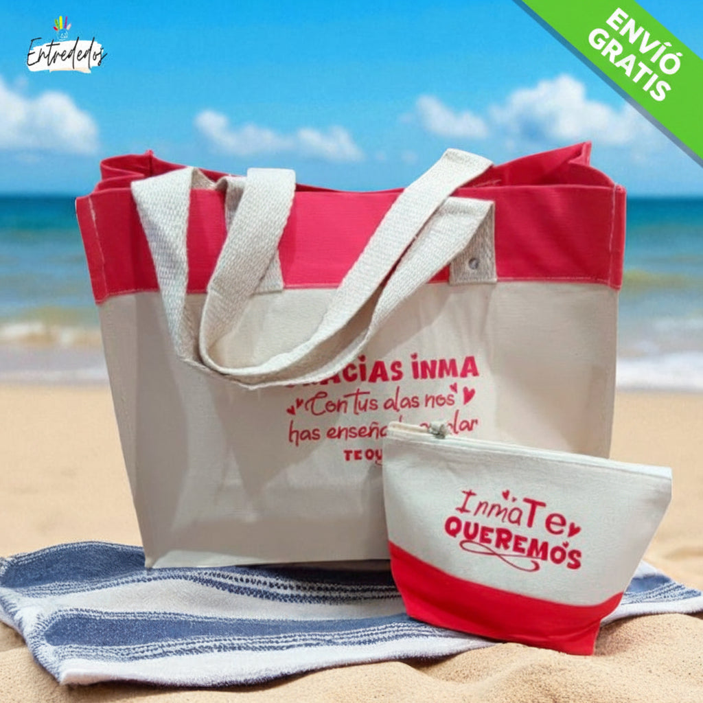 regalos personalizados – bolsa de playa personalizada Entrededos