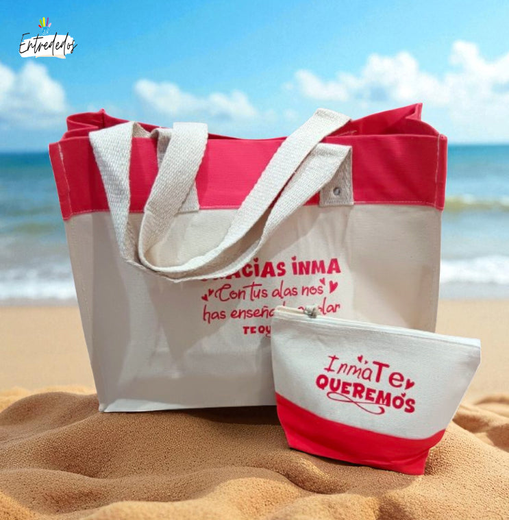 regalos personalizados – bolsa de playa personalizada Entrededos