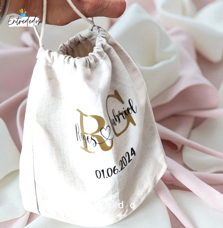 Bolsa limosnera para comunión y boda con diseño clásico y delicado