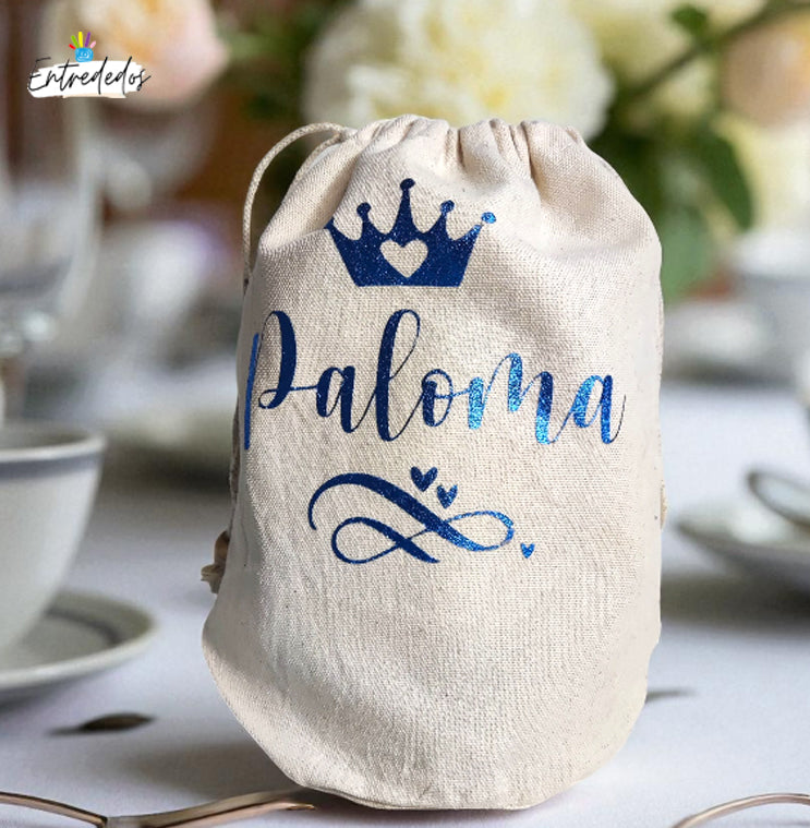 Bolsa limosnera para comunión y boda con diseño clásico y delicado