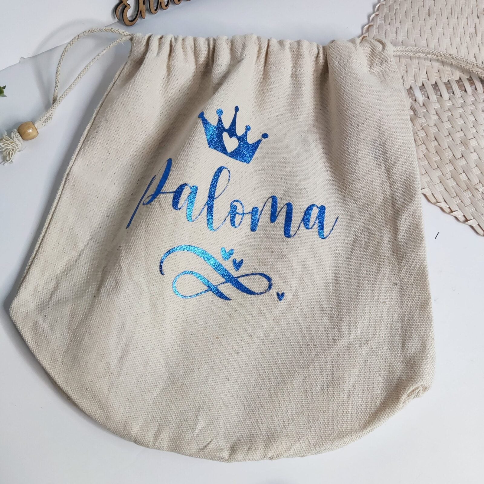 Bolsa de regalo personalizada con diseño impreso para eventos