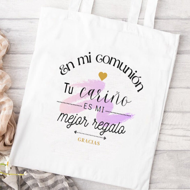 Bolsa de regalo personalizada con diseño impreso para eventos