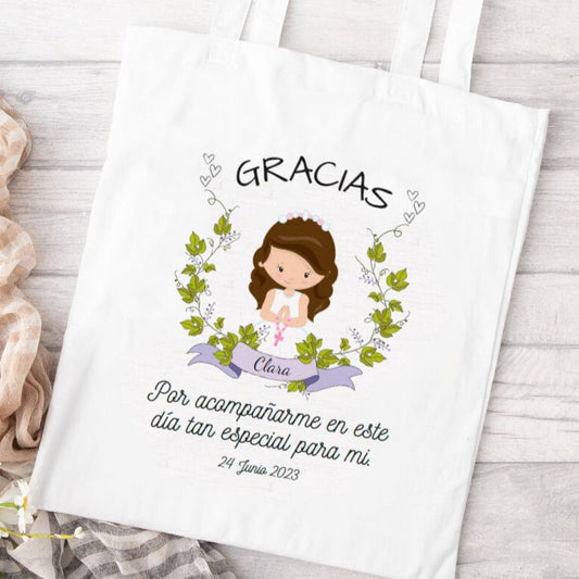 Bolsa de regalo personalizada con diseño impreso para eventos