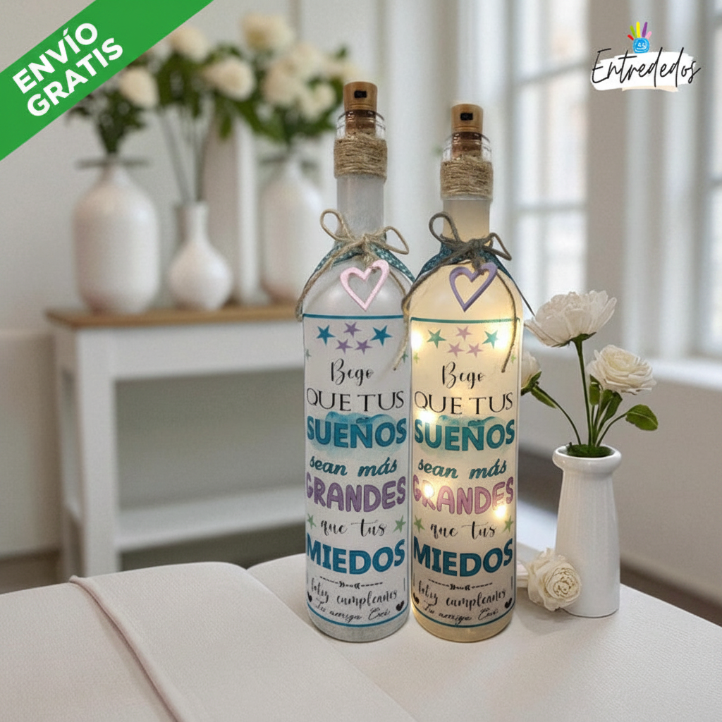 Botella Luminosa: Ilumina tus Sueños
