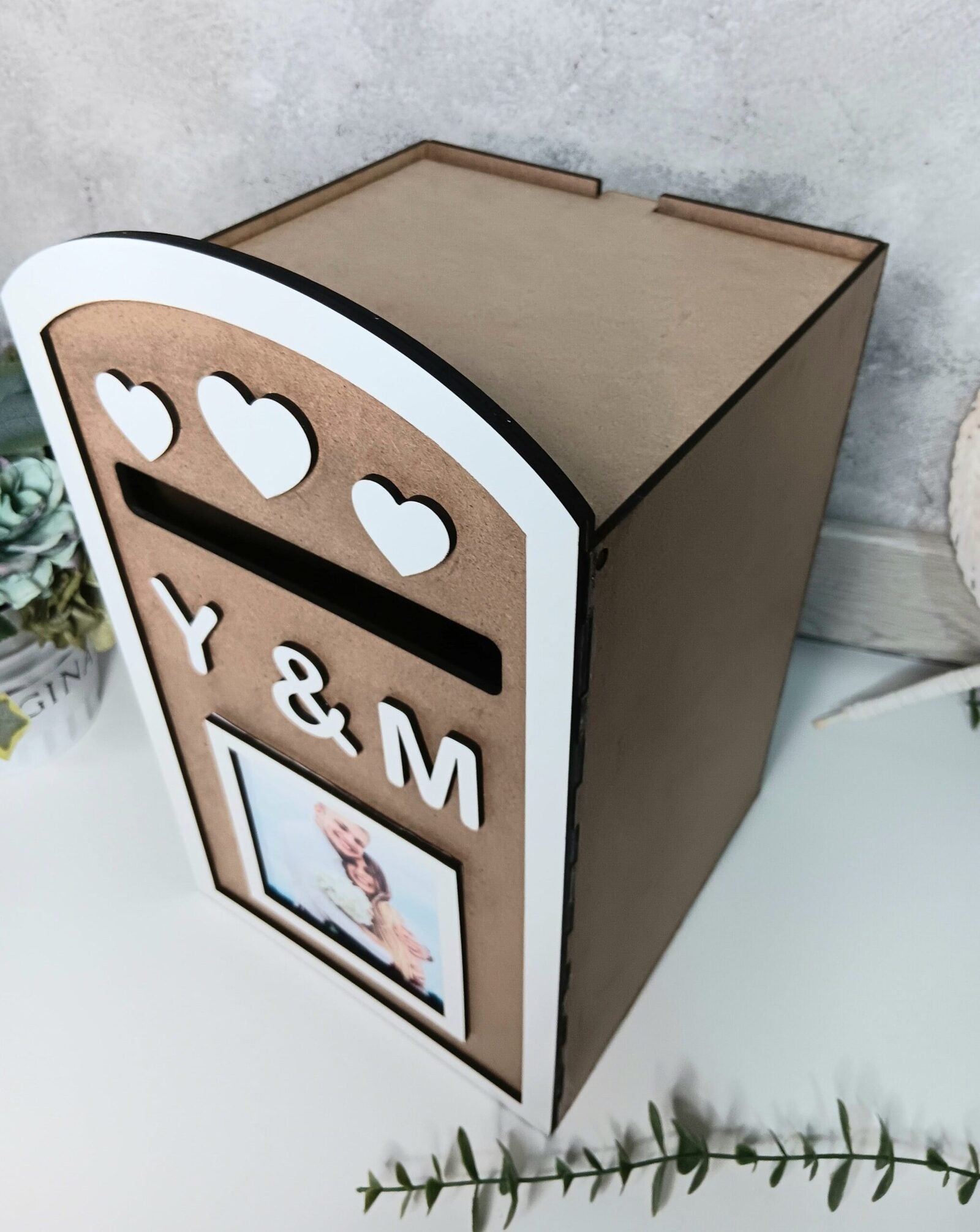 caja de dinero personalizada para boda – Entrededos