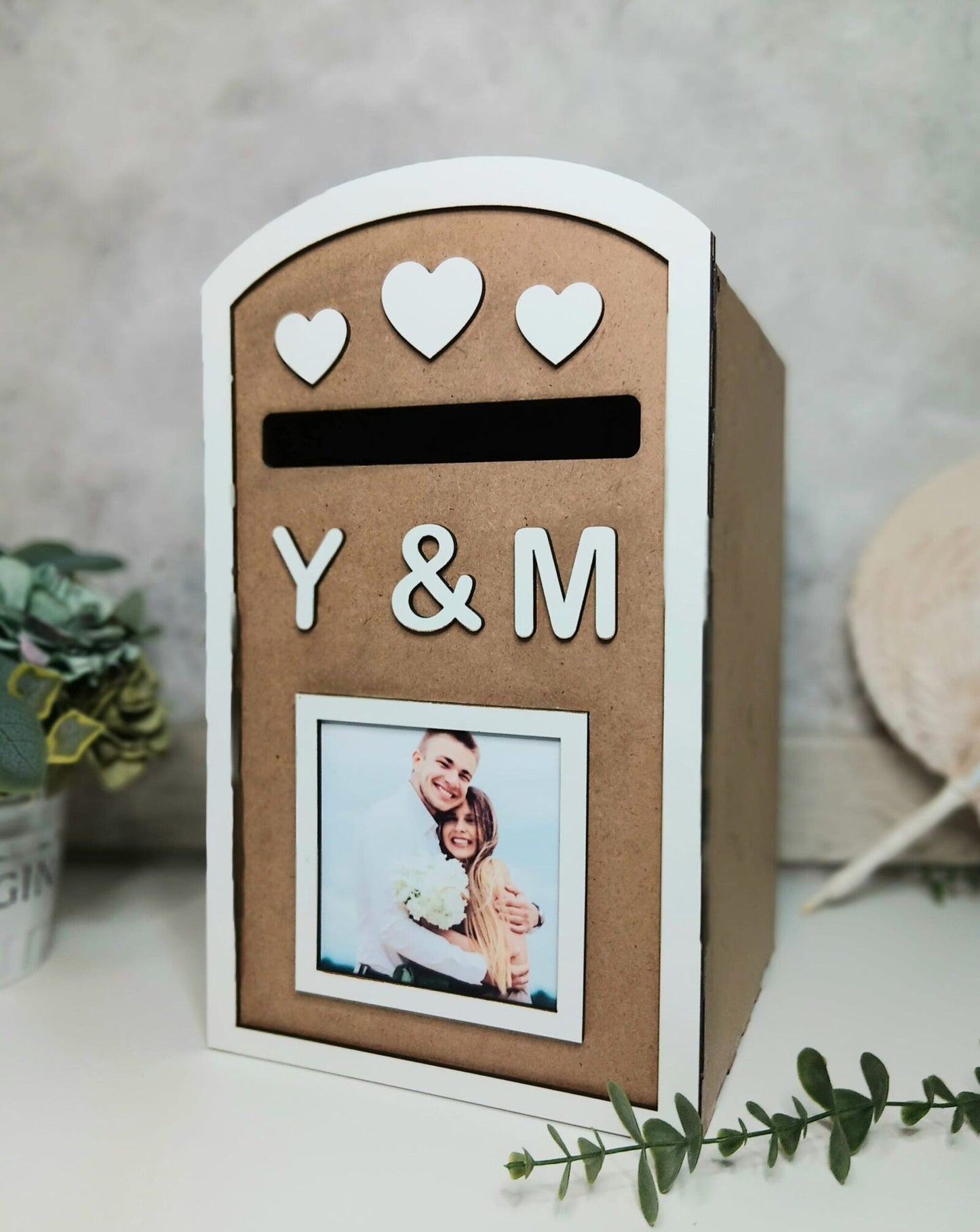 caja de dinero personalizada para boda – Entrededos