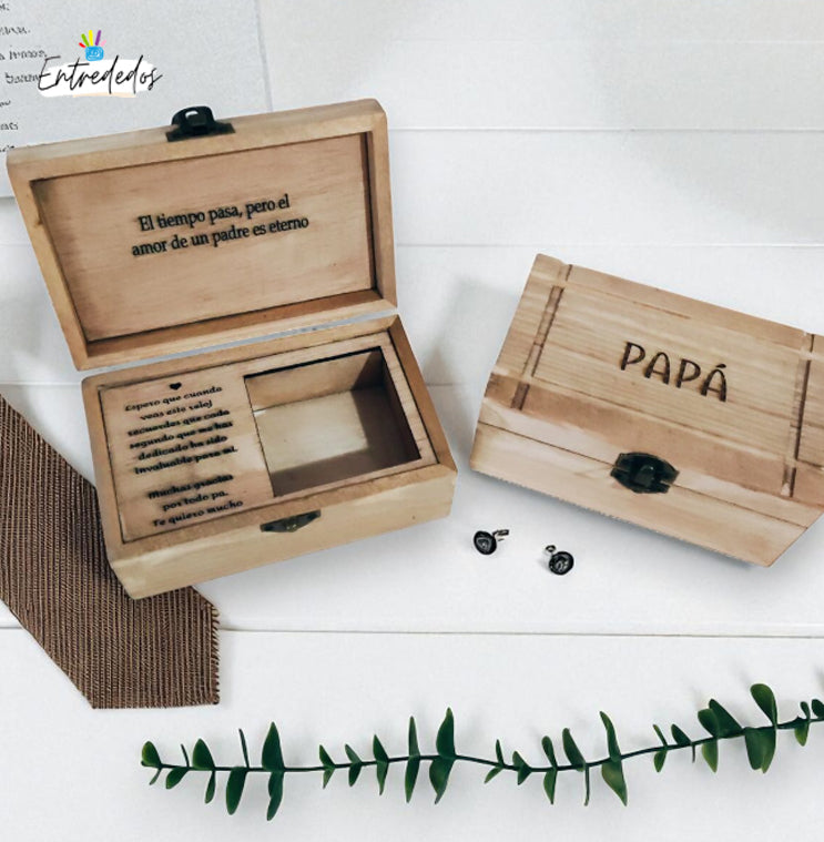 regalos personalizados para hombres – caja de reloj personalizada Entrededos