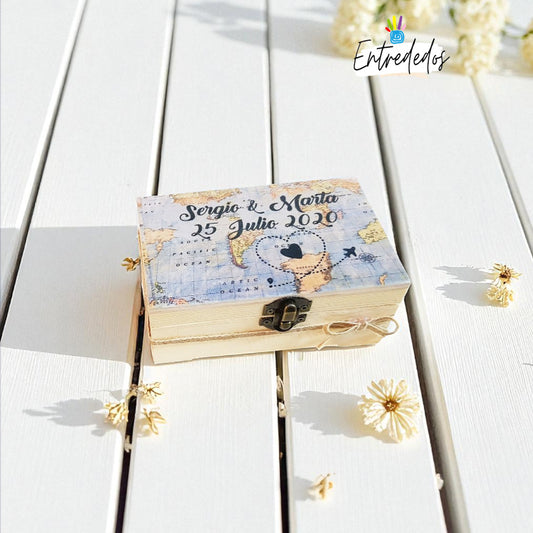 caja para arras de boda personalizada – Entrededos