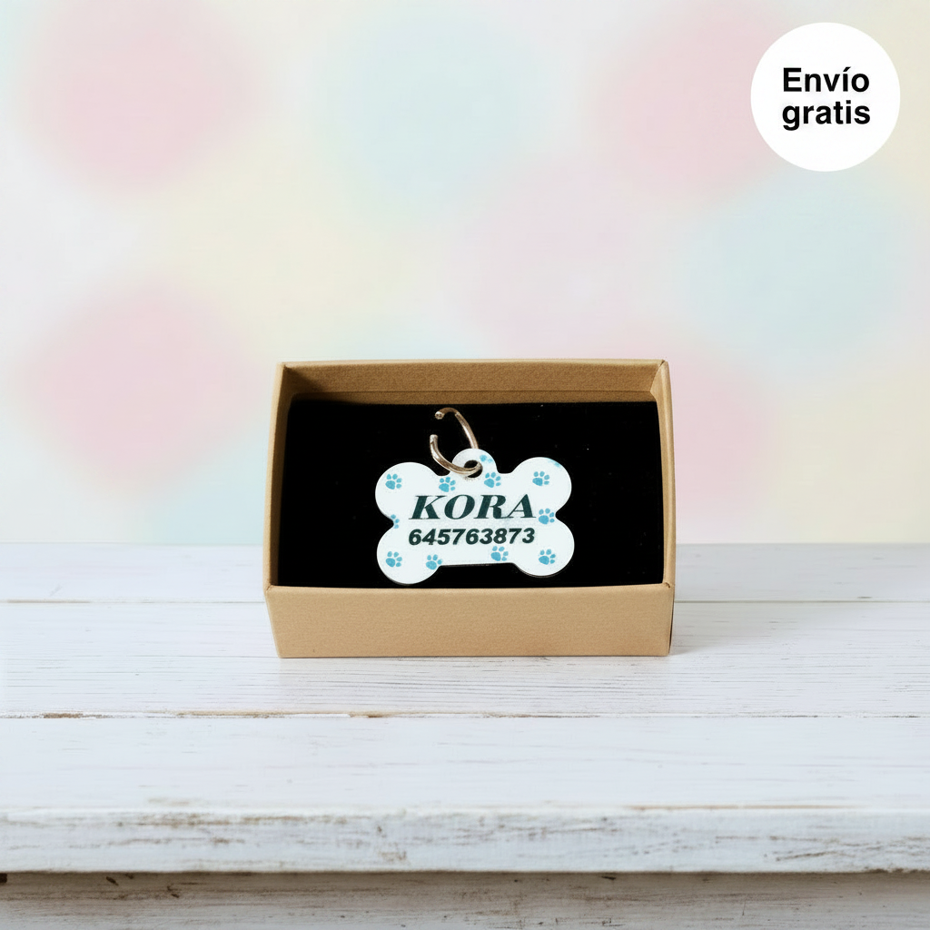 Chapa personalizada para perros y gatos