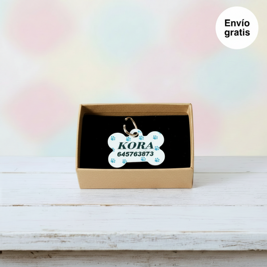 Chapa personalizada para perros y gatos