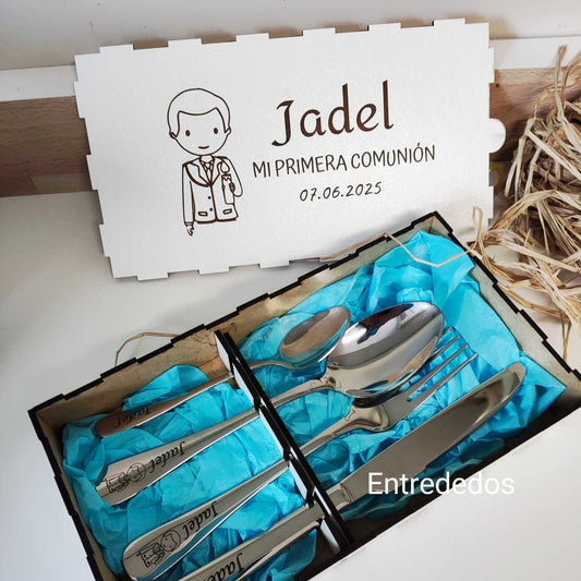 cubiertos personalizados – regalo original Entrededos