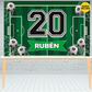 Fondo Perfecto para tu Mesa de Dulces Números Fútbol