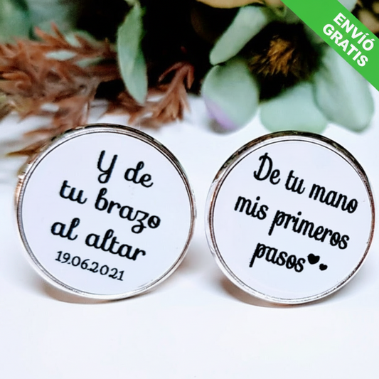 Gemelos Personalizados: Toque Distintivo De Tu Mano Al Altar