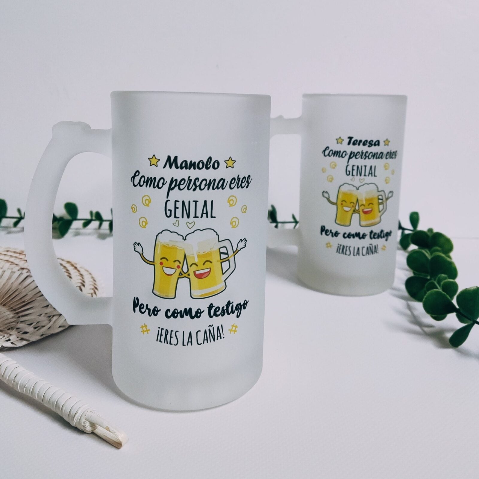 jarras de cerveza personalizadas baratas – regalo original Entrededos