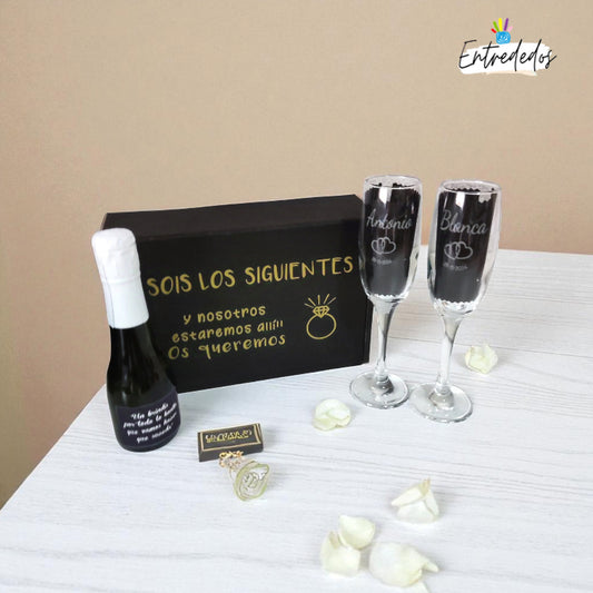 caja de regalo personalizada – regalo original Entrededos