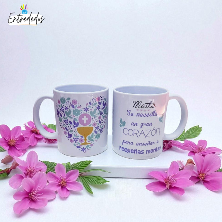 taza personalizada con nombre – regalo original Entrededos