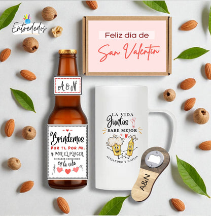 caja de regalo personalizada – regalo original Entrededos