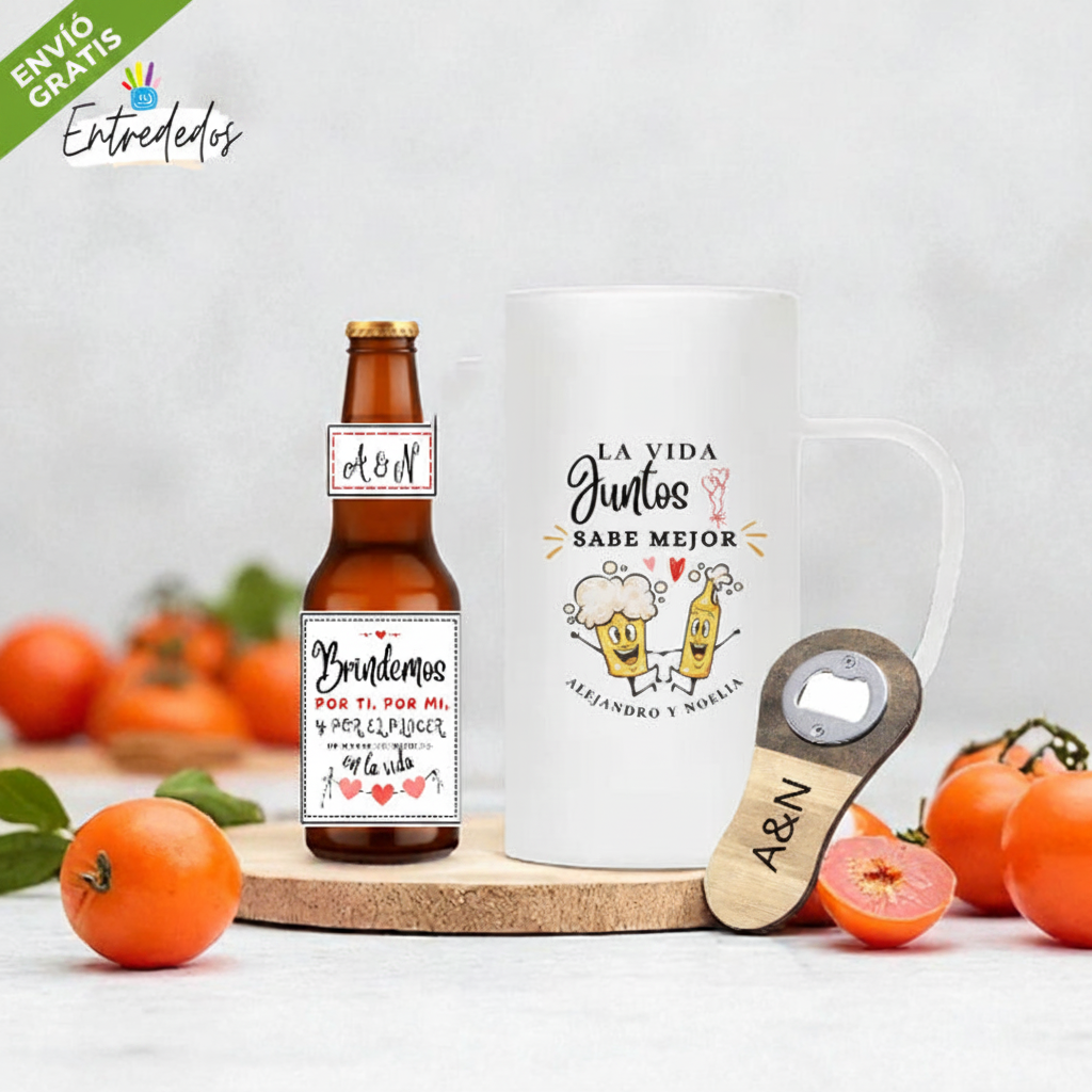 Sorprende a tu pareja con un kit de cerveza en San Valentín
