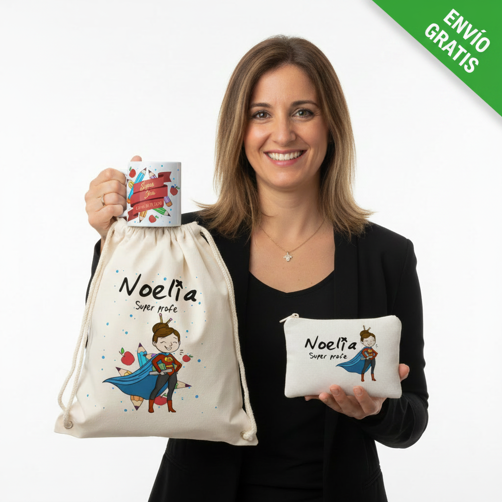 Caja Regalo para la  Super Profesora : ¡Sorpréndela!