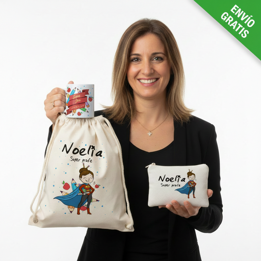 Caja Regalo para la  Super Profesora : ¡Sorpréndela!