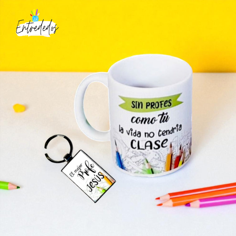 taza personalizada con nombre – regalo original Entrededos