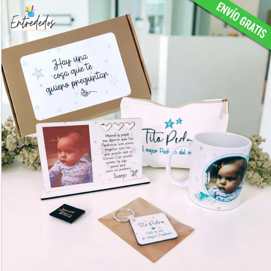 Kit Regalo para Padrino de Bautizo: ¡Haz que su Día Sea Especial!