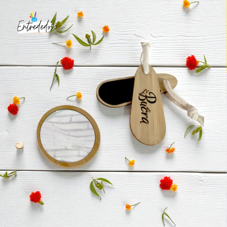 detalle boda lima y espejo