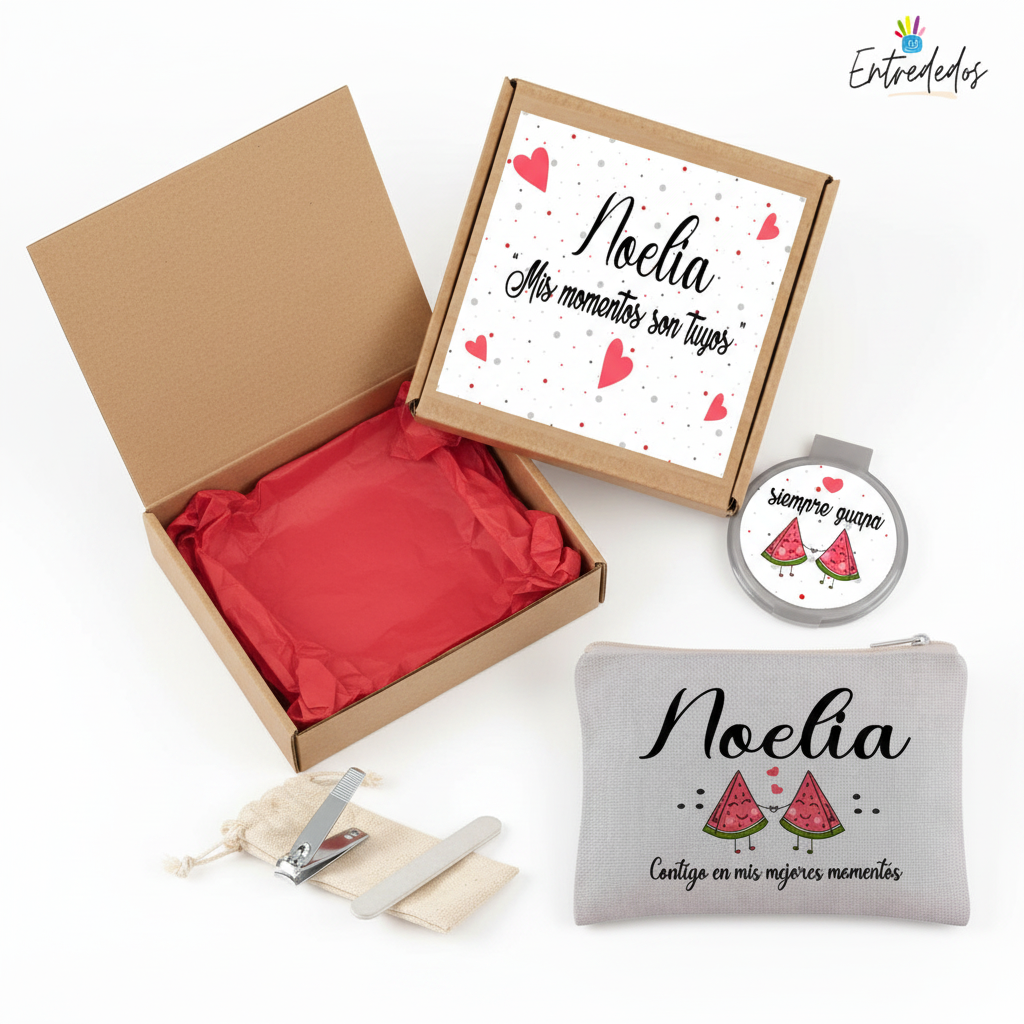Kit mujer regalo personalizado: Mis momentos son tuyos