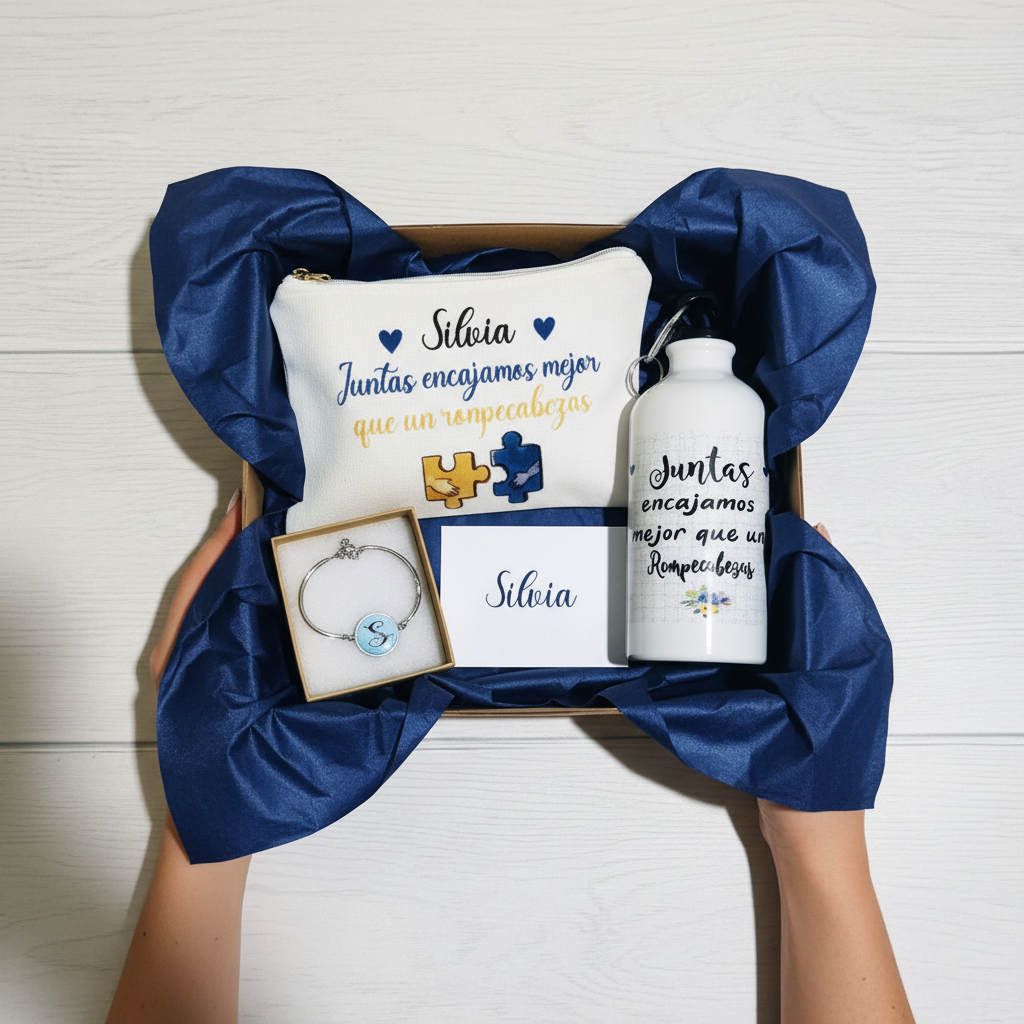 Descubre el kit regalo "Juntas Encajamos Mejor" para ella