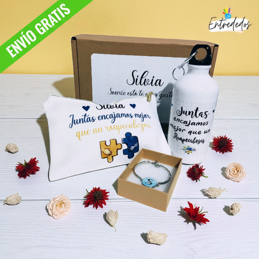 Descubre el kit regalo "Juntas Encajamos Mejor" para ella