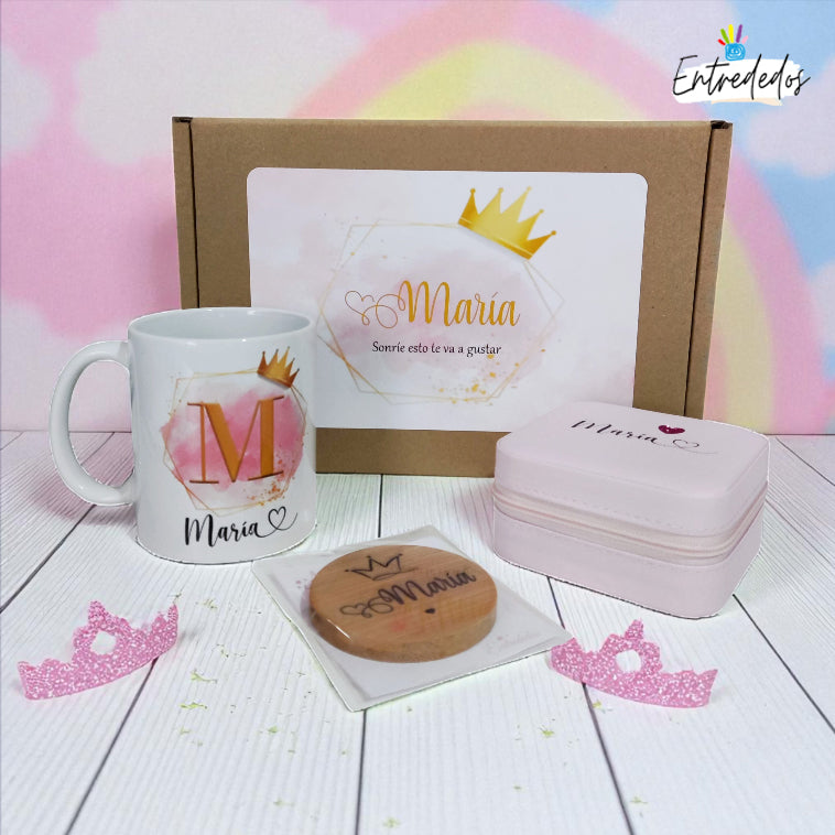 caja de regalo personalizada – regalo original Entrededos