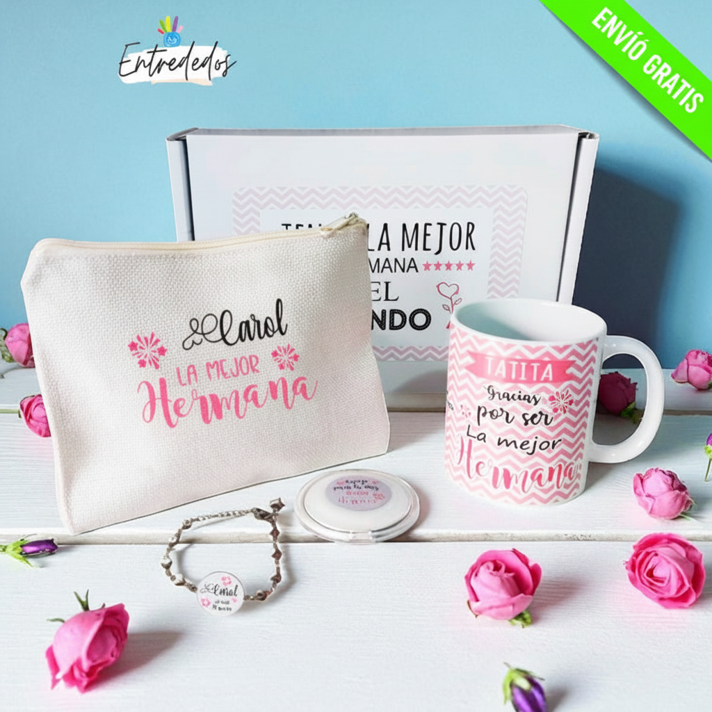 Regalos únicos: el kit perfecto para tu hermana especial