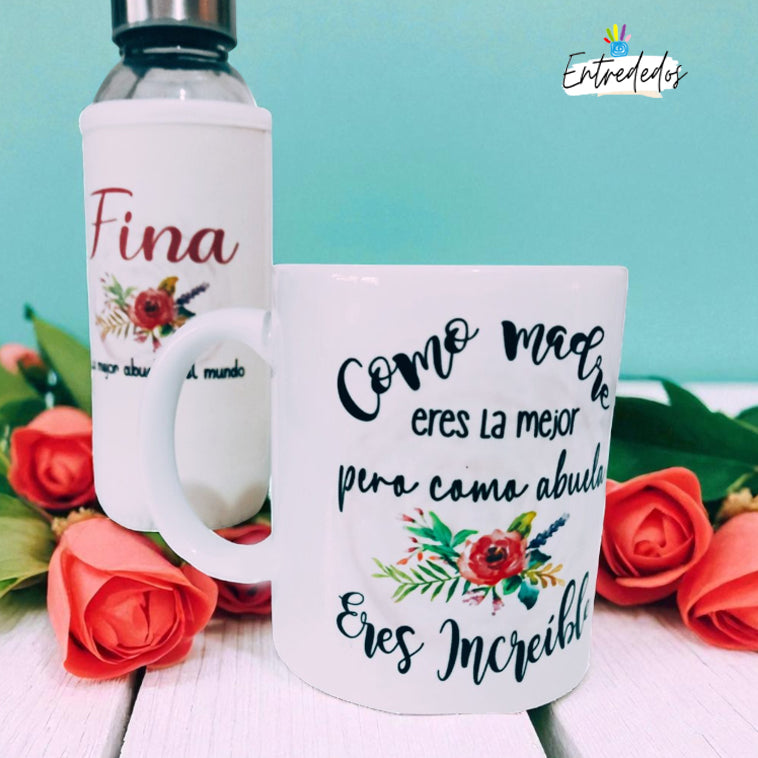 taza personalizada con nombre – regalo original Entrededos