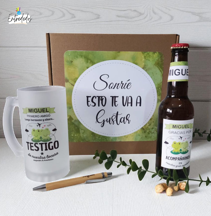 caja de regalo personalizada – regalo original Entrededos