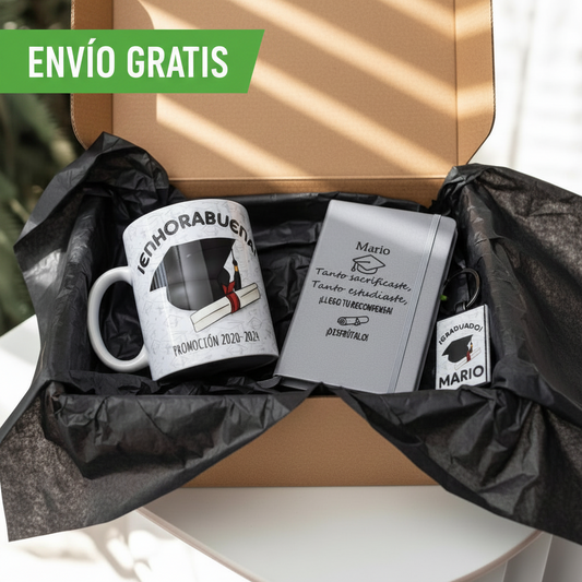 Caja de Regalo Personalizado para Graduación