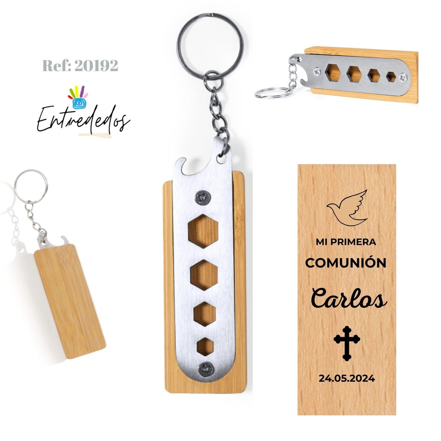 regalos personalizados para hombres – llavero personalizado para hombre Entrededos