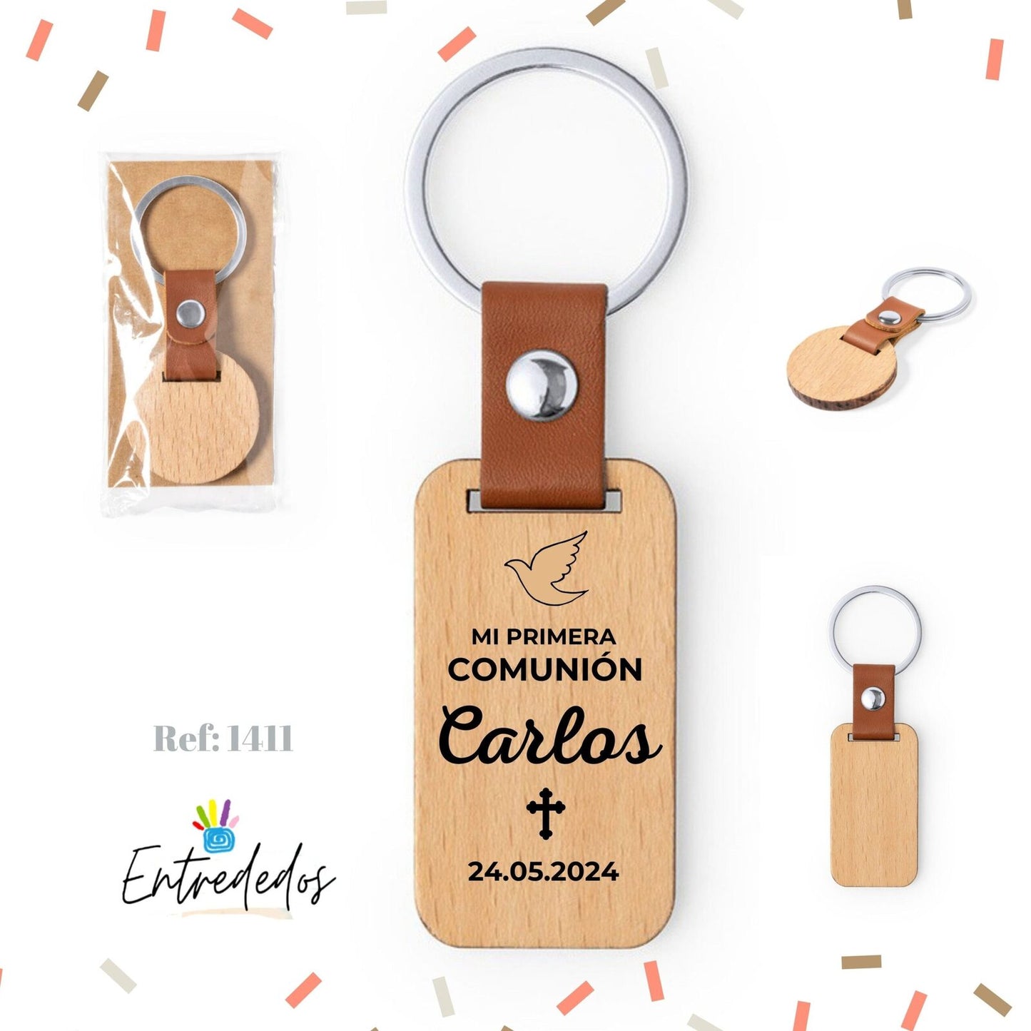 regalos personalizados para hombres – llavero personalizado para hombre Entrededos