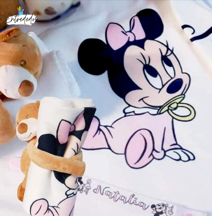 regalos personalizados para bebés – manta personalizada Entrededos