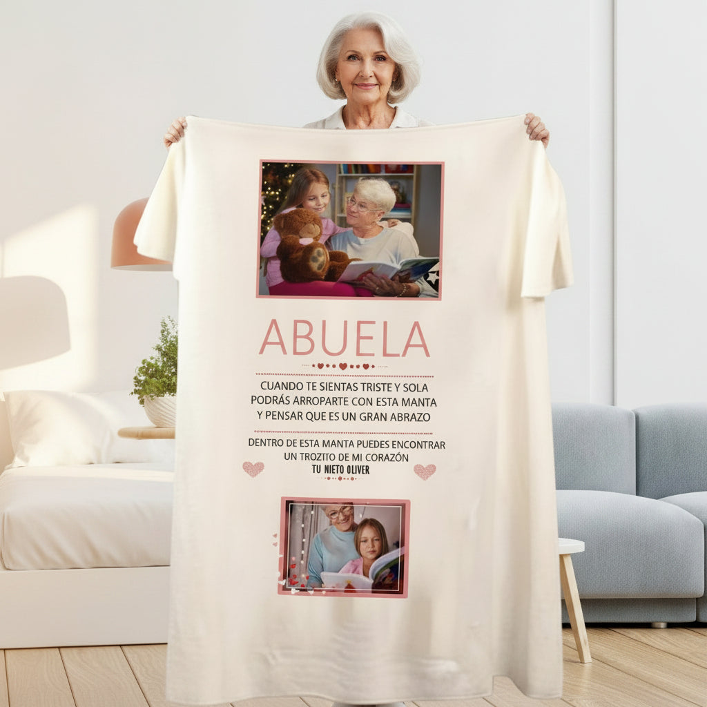 regalos personalizados – manta personalizada Entrededos