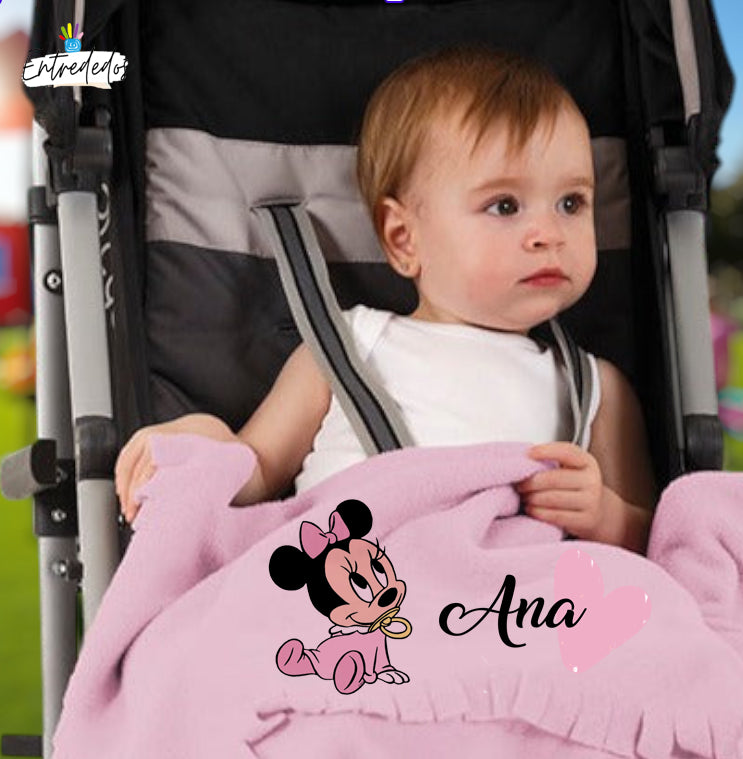 regalos personalizados para bebés – manta personalizada Entrededos