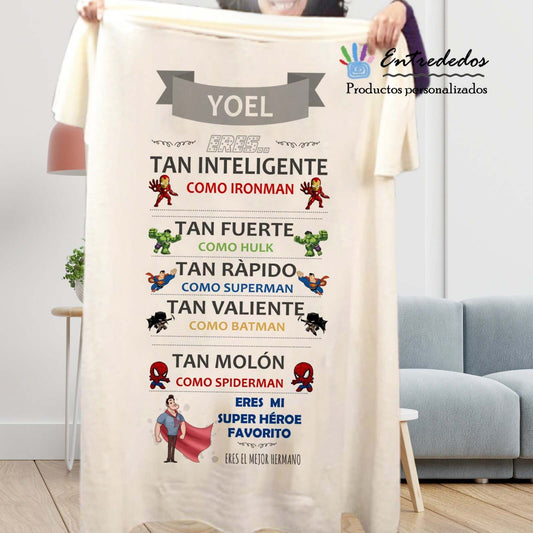 regalos personalizados – manta personalizada Entrededos