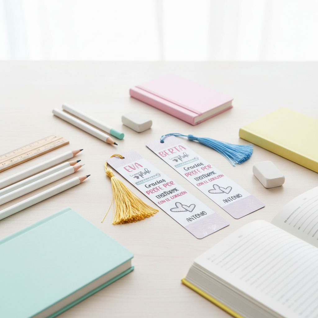 Marcapáginas para Profesores con Frases – Personalizado