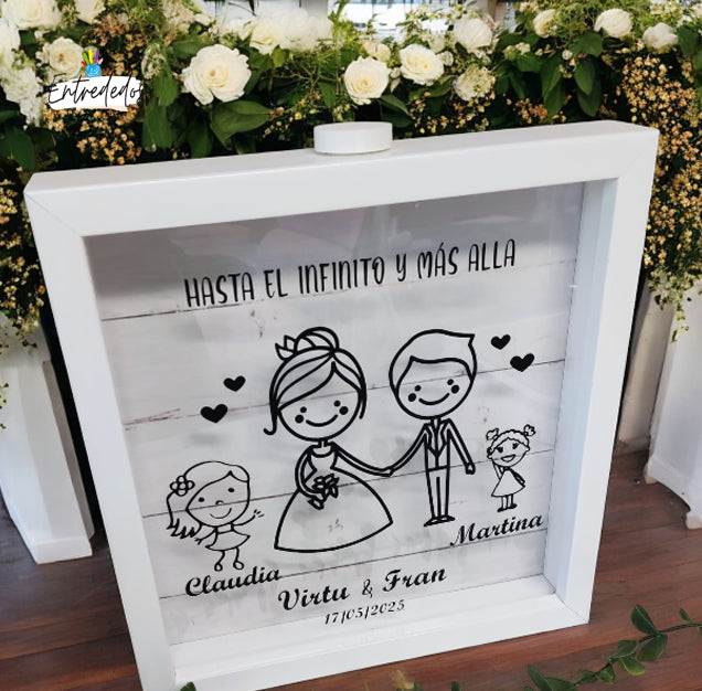 Ritual de arena personalizado boda